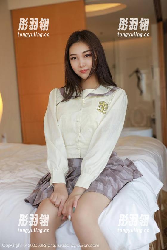 MFStar模范学院 - 让人多看几眼的灰丝，赵小米Kitty写真有深意？