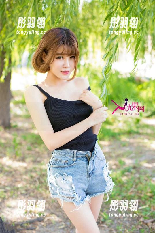 尤果网 - 徐梓伊的私房图集：双马尾俨然成为春日的必备良品！